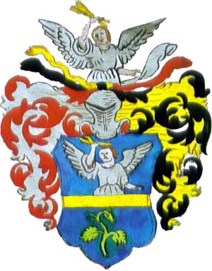 Bürgerliches Wappen der Familie Riccabona, 1685